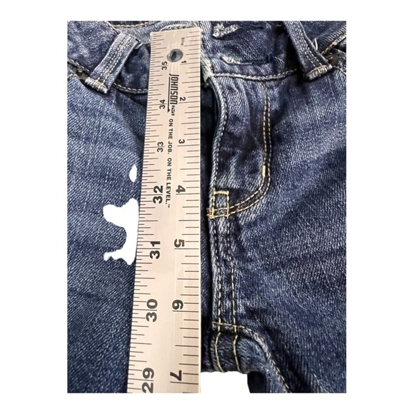 American Eagle Outfitters Artist Cropped Womens Size 0 Regular Darker Wash - Picture 6 of 7